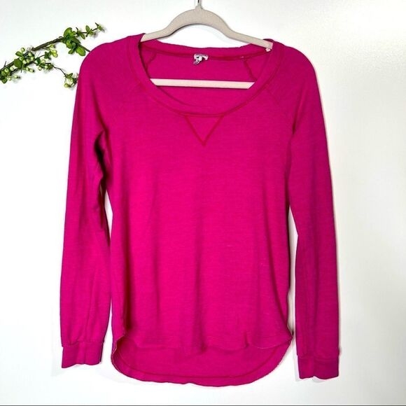 Splendid Tops - Splendid Pink Long sleeve Shirt Athleisure Top